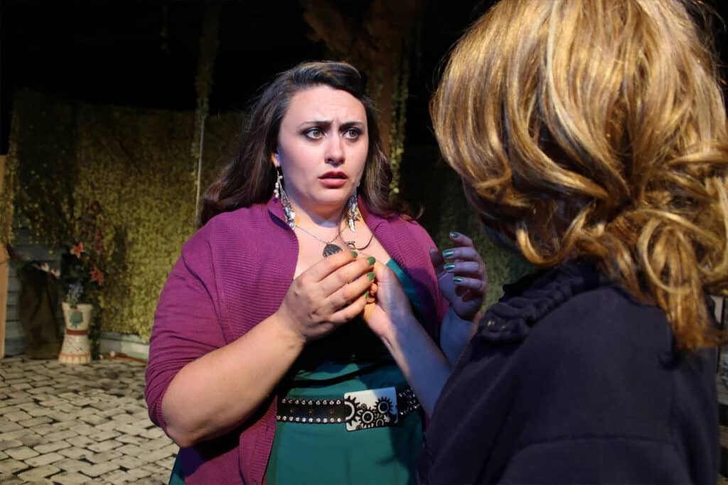 Alameda Post - Kari Warfield onstage performing