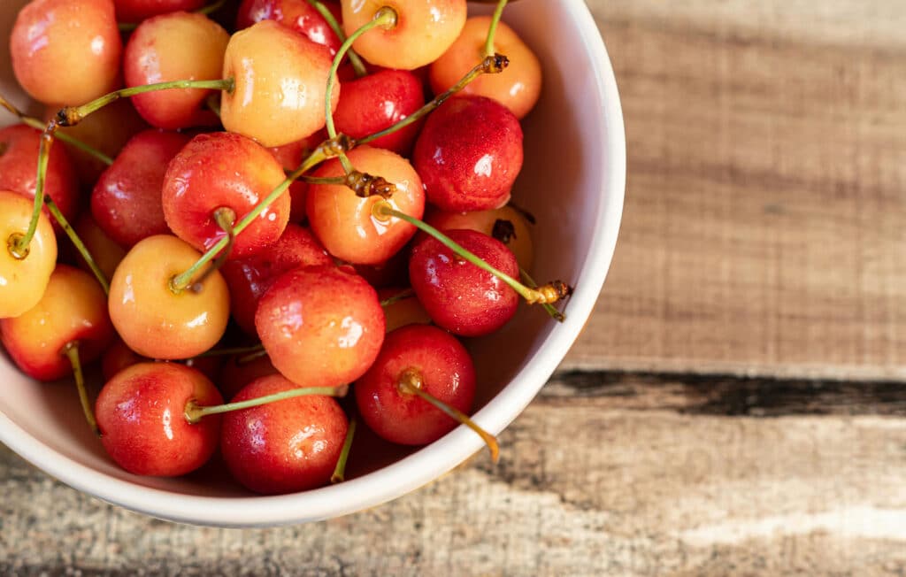 Alameda Post - cherries in a bowl