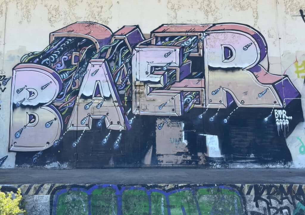 Alameda Post - graffiti art at Alameda Point