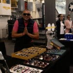 Alameda Post - an eyewear booth at the Alameda economic forecast and business expo