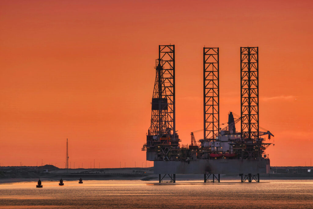 Alameda Post - an off shore oil rig