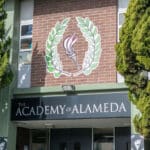 Alameda Post - the Academy of Alameda front door and sign