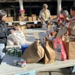 Alameda Post - at the Scouting for Food Drive, scouts sort food