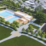 Alameda Post - a render of the new Aquatic Center at Jean Sweeney