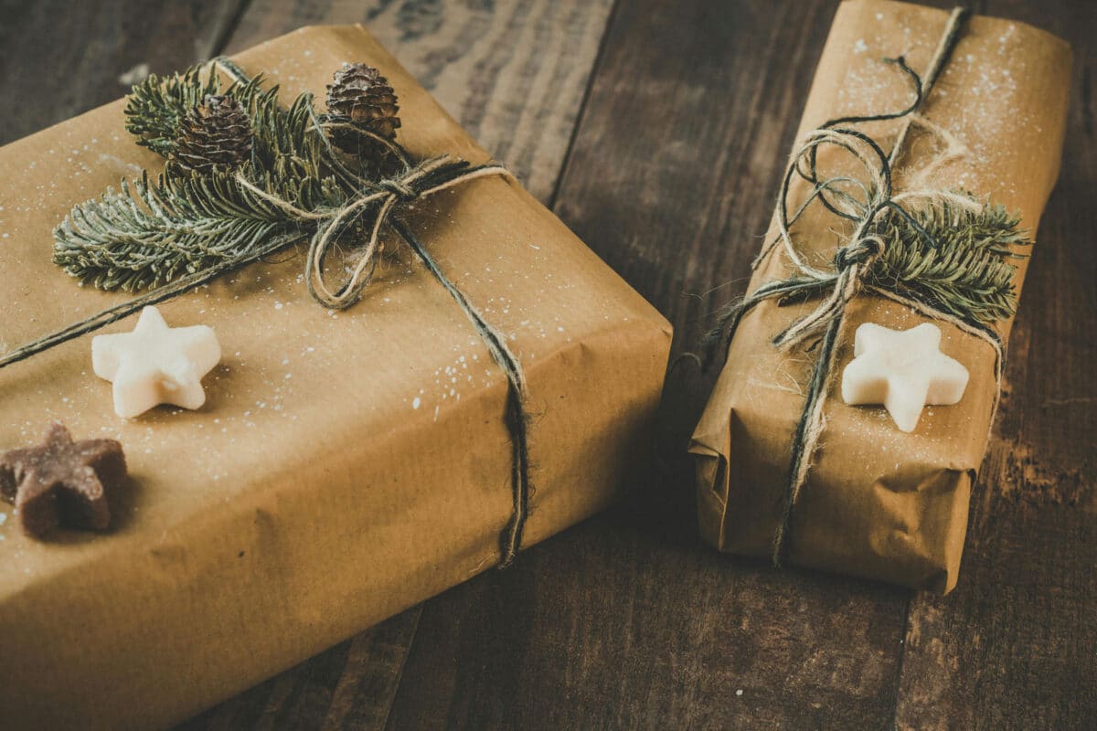 Alameda Post - presents wrapped in brown paper