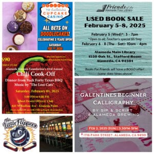 Alameda Post - a collage of posters for local events
