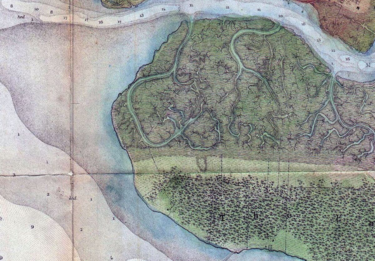 Alameda Point - an old geological survey map of Alameda Point