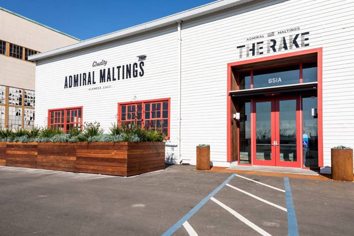 Alameda Post - the front of the Rake and Admiral Maltings 