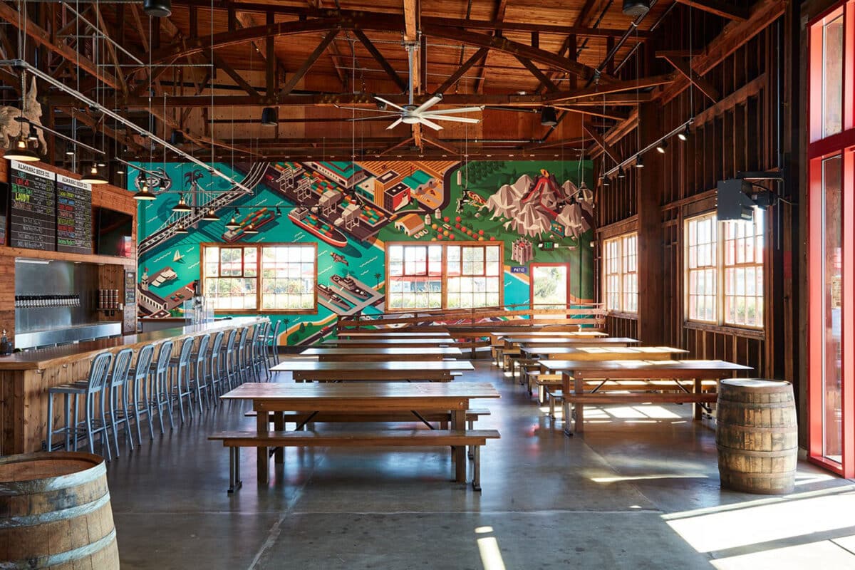 Alameda Post - the interior of Alameda Beer Co.