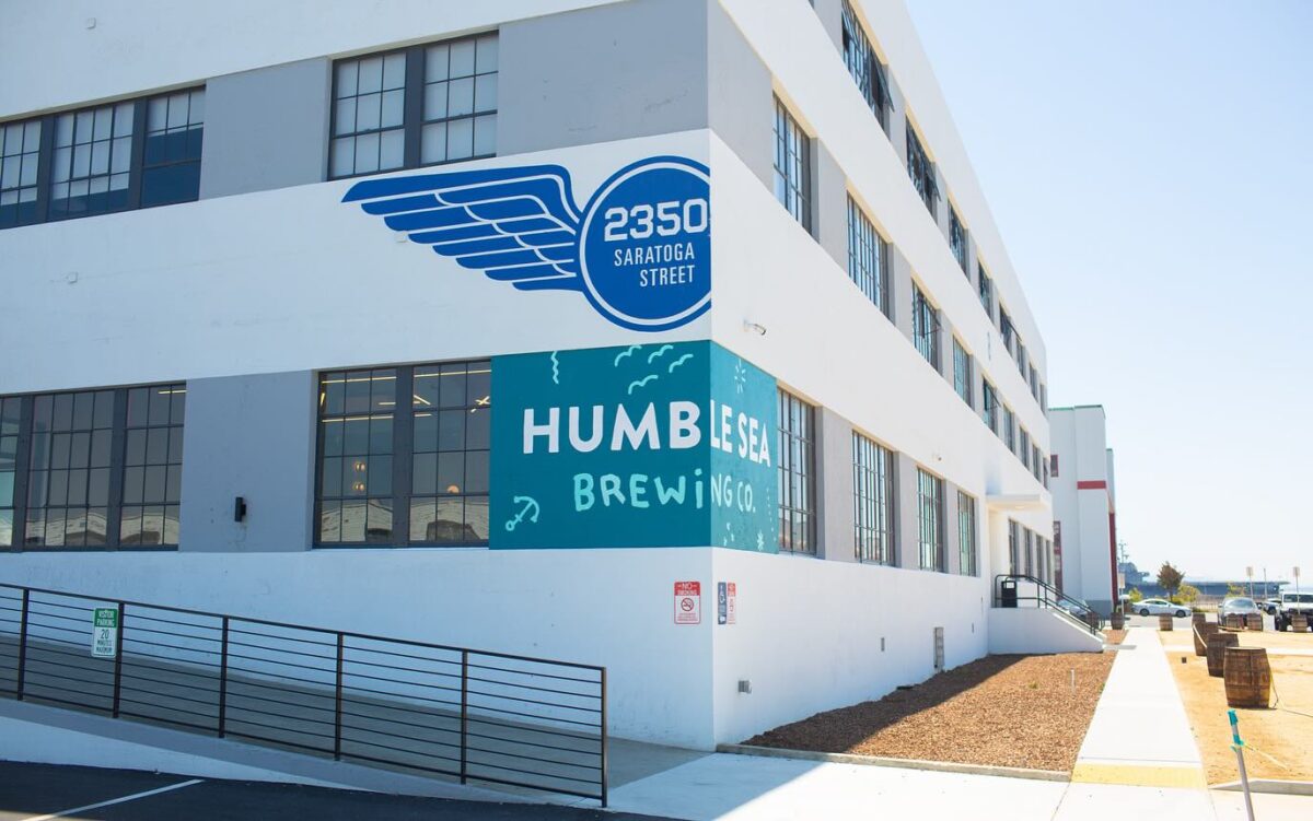 Alameda Post - the exterior of Humble Sea Brewing in Alameda
