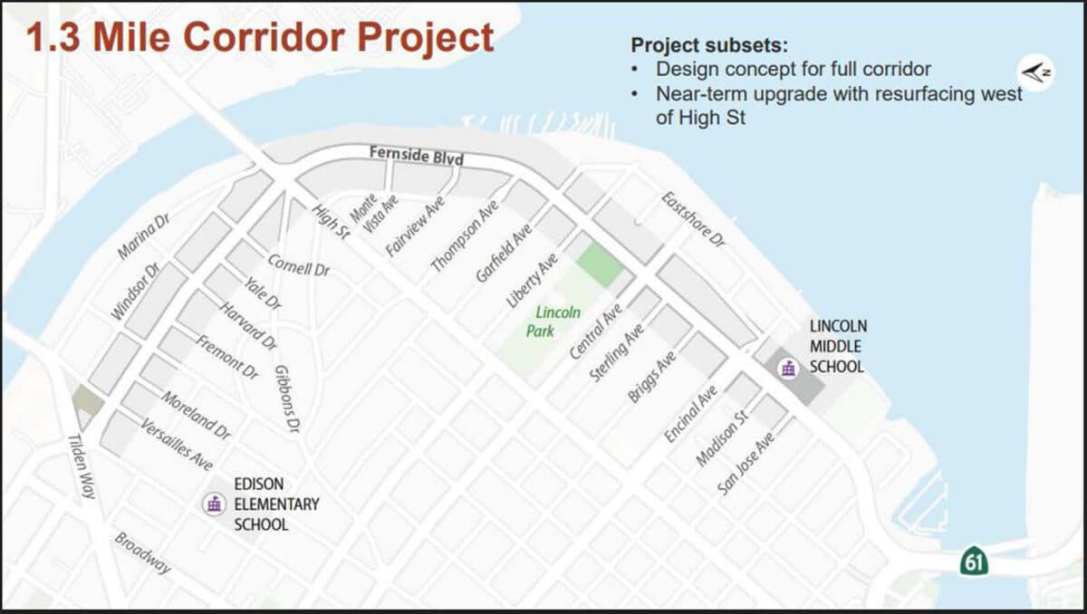Alameda Post - a map of Fernside