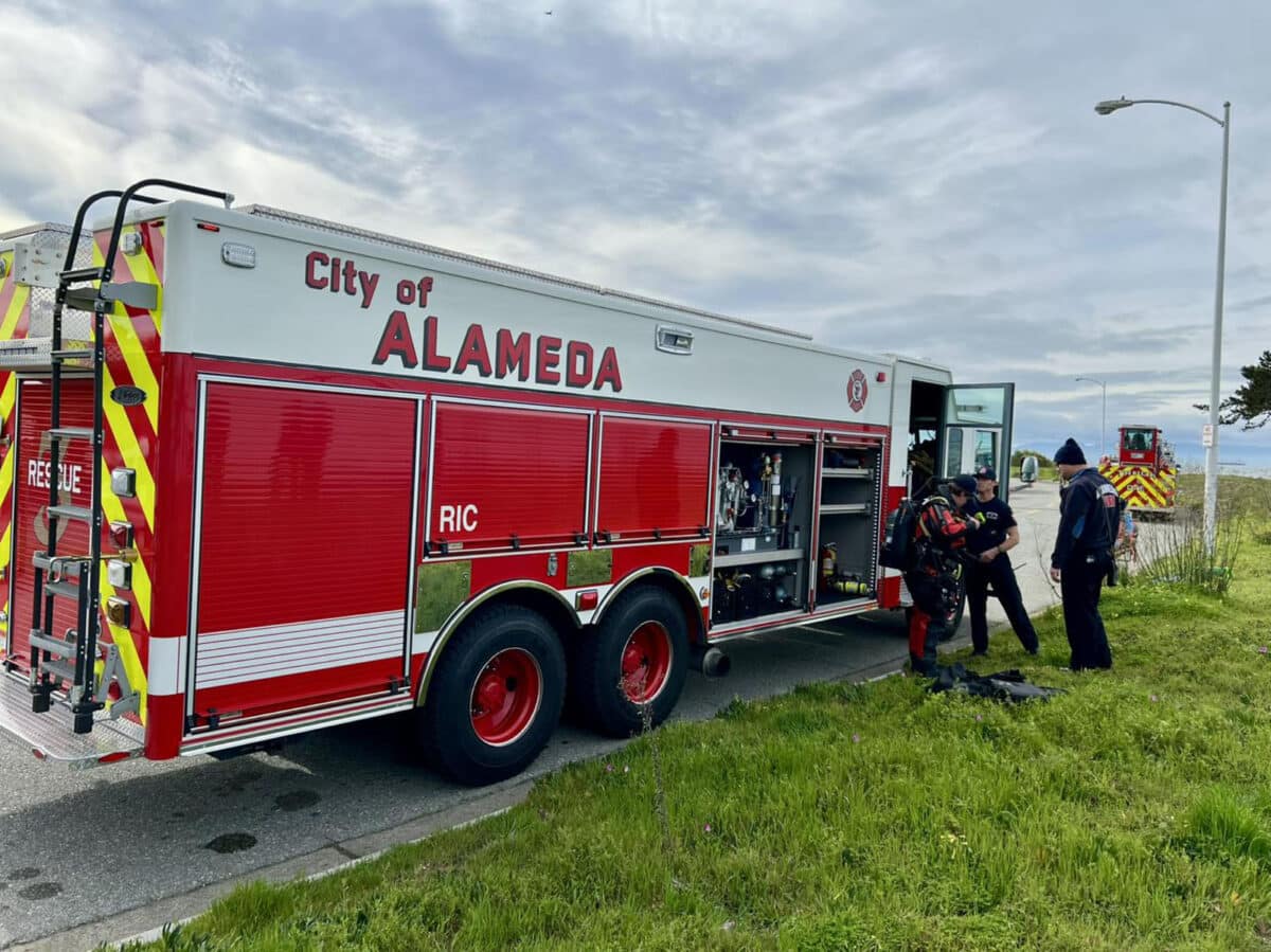 Alameda Post - a fire truck