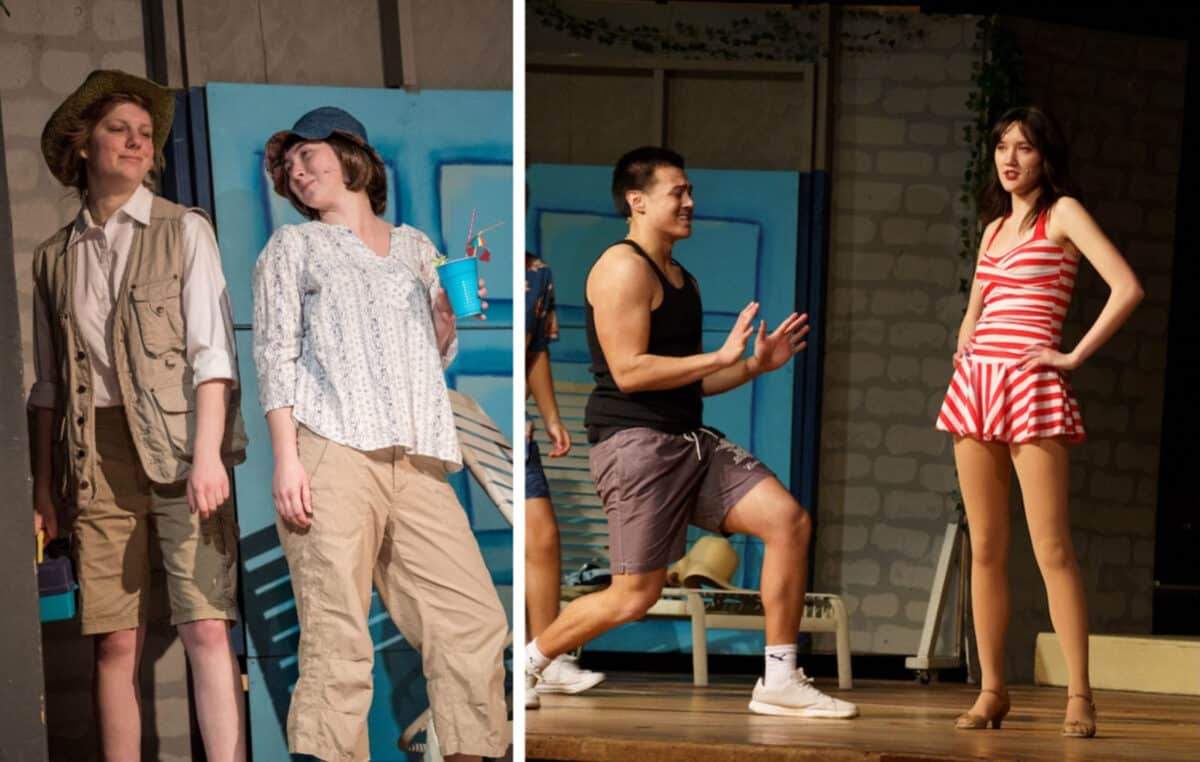Alameda Post - Encinal actors onstage at the EHS drama department's production of Mamma Mia