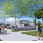 Alameda Post - a render of the front of the Alameda Aquatic Center