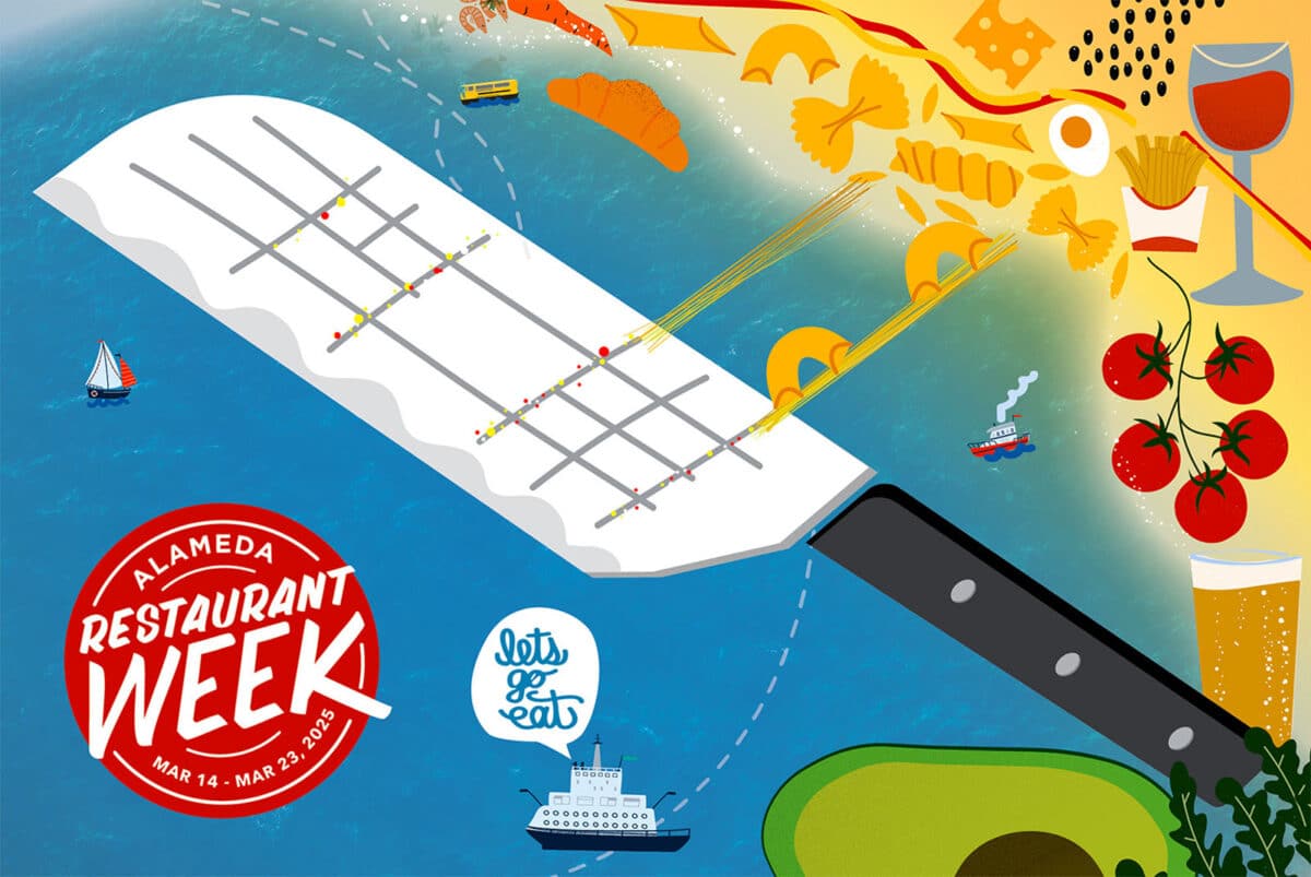 Alameda Post - the poster for Alameda Restaurant Week