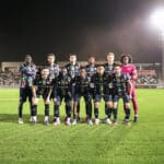 Alameda Post - a group photo of the Oakland Roots team at the stadium for the match against Orange County SC