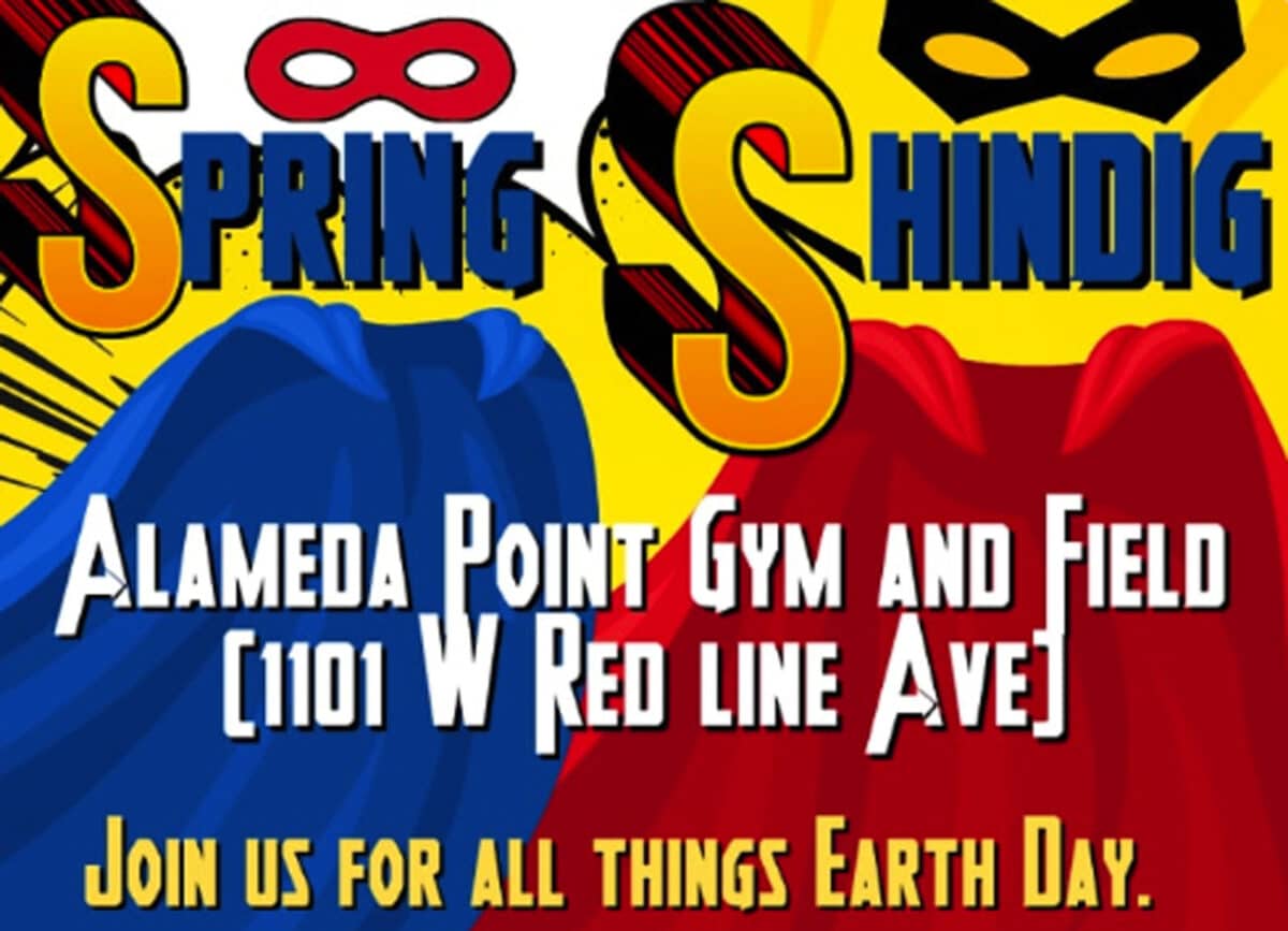 Alameda Post - the poster for the Alameda Spring Shindig