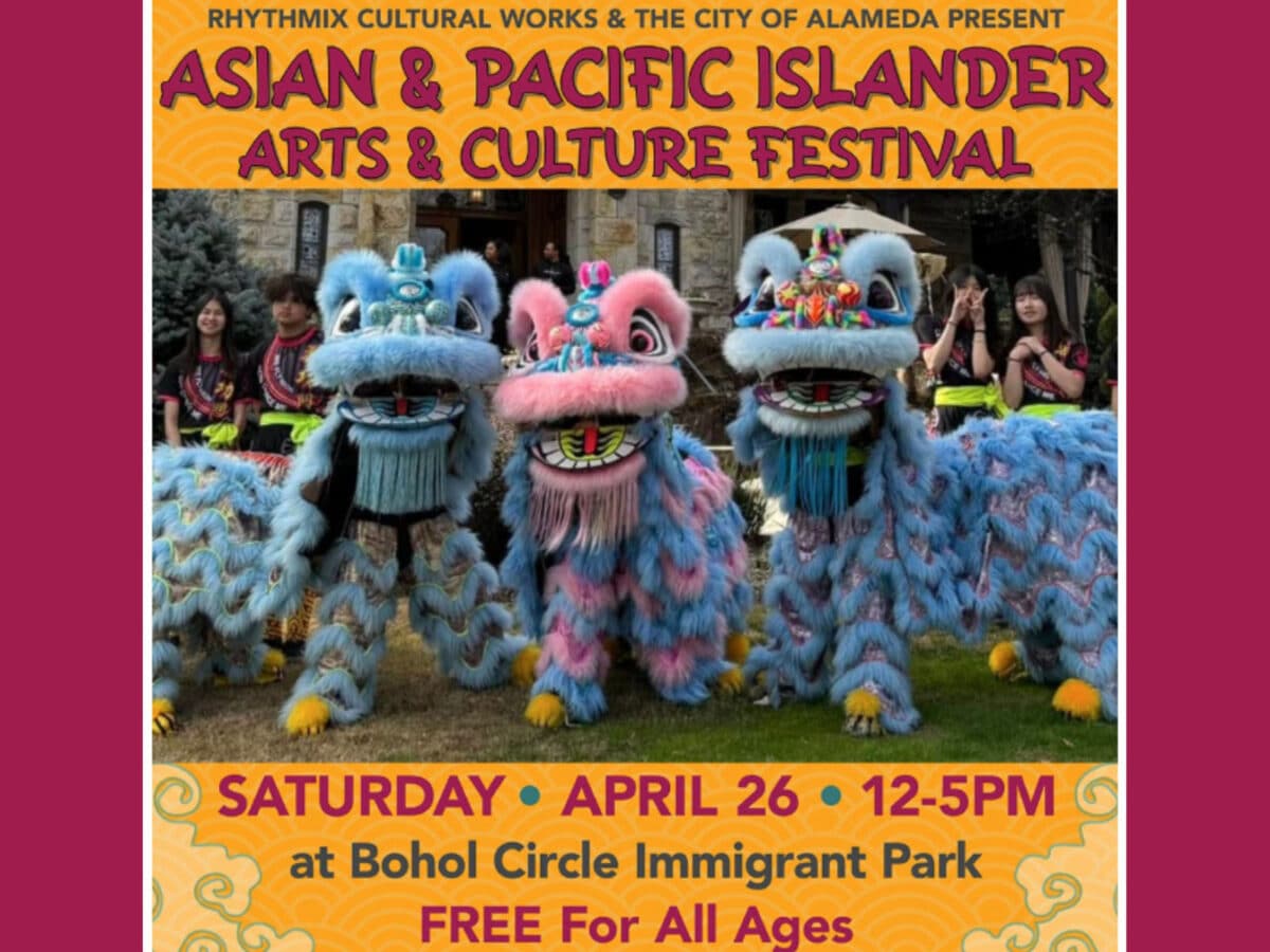 Alameda Post - the poster for the Asian & Pacific Islander Arts & Culture Festival
