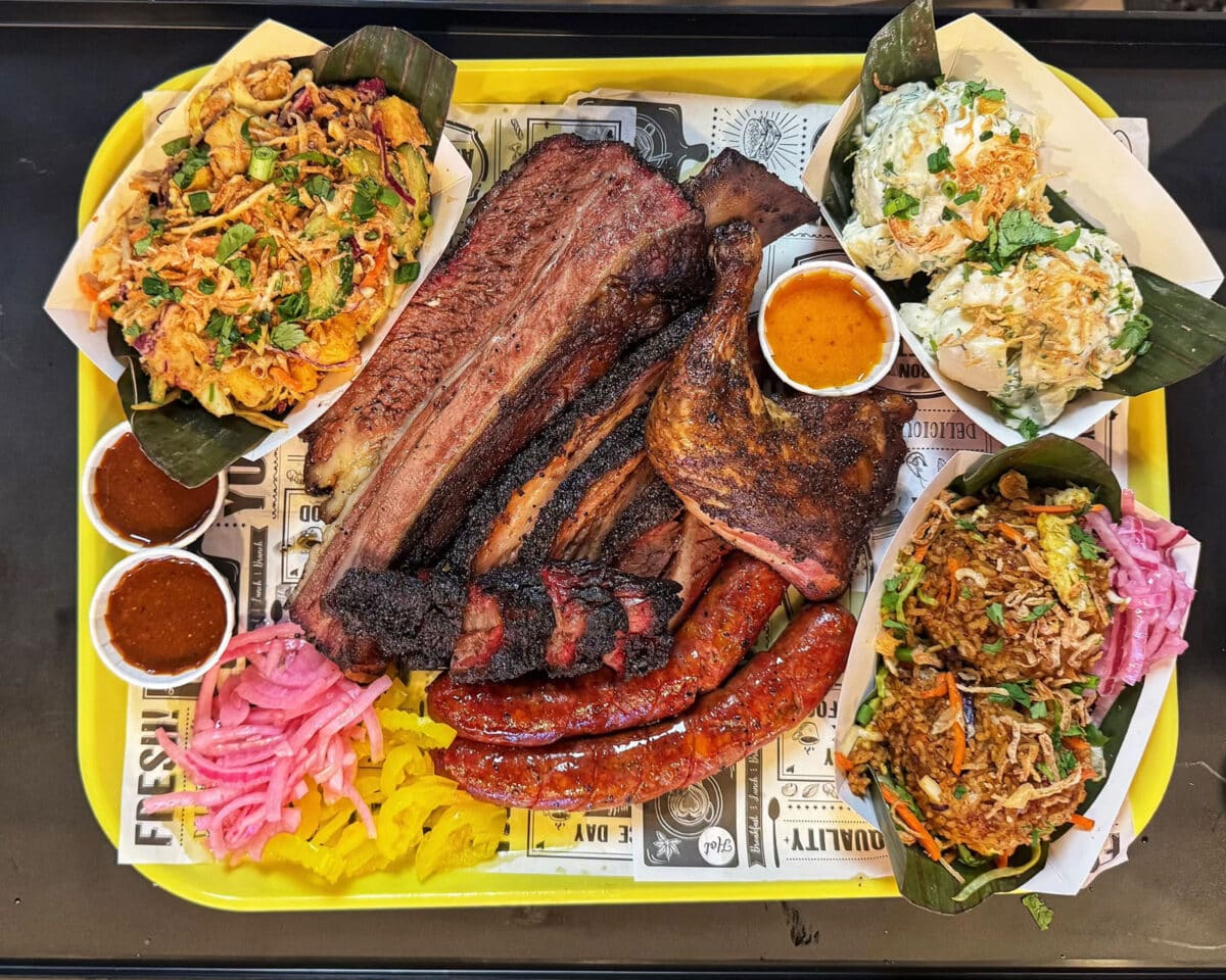 Alameda Post - a platter of food from Fikscue