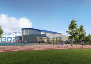 Alameda Post - the render of a new gym at Encinal
