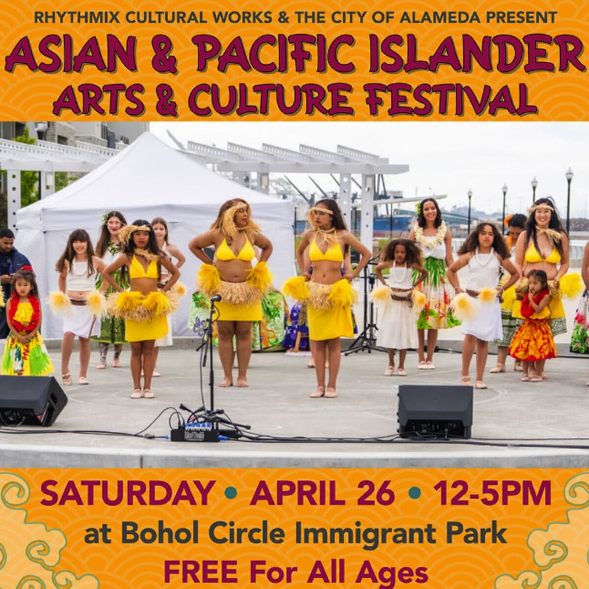 Alameda Post - a poster for the Asian & Pacific Islander Arts & Culture Festival