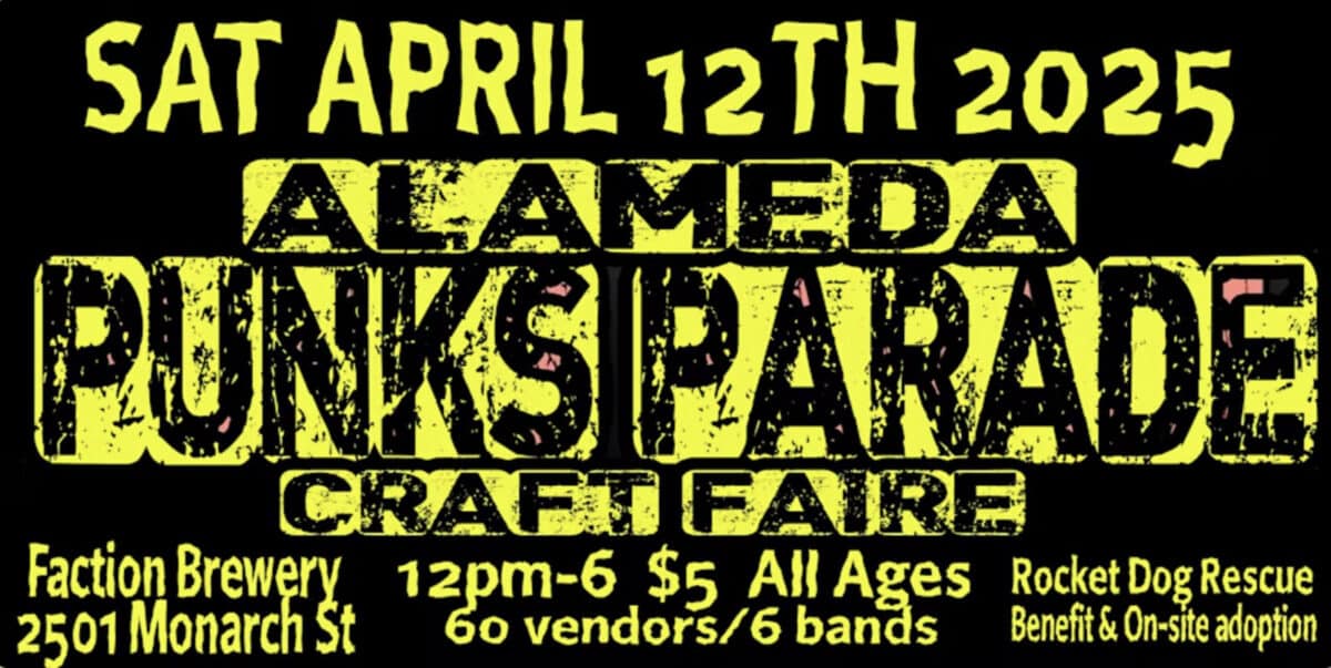 Alameda Post - a poster for the Alameda Punks Parade