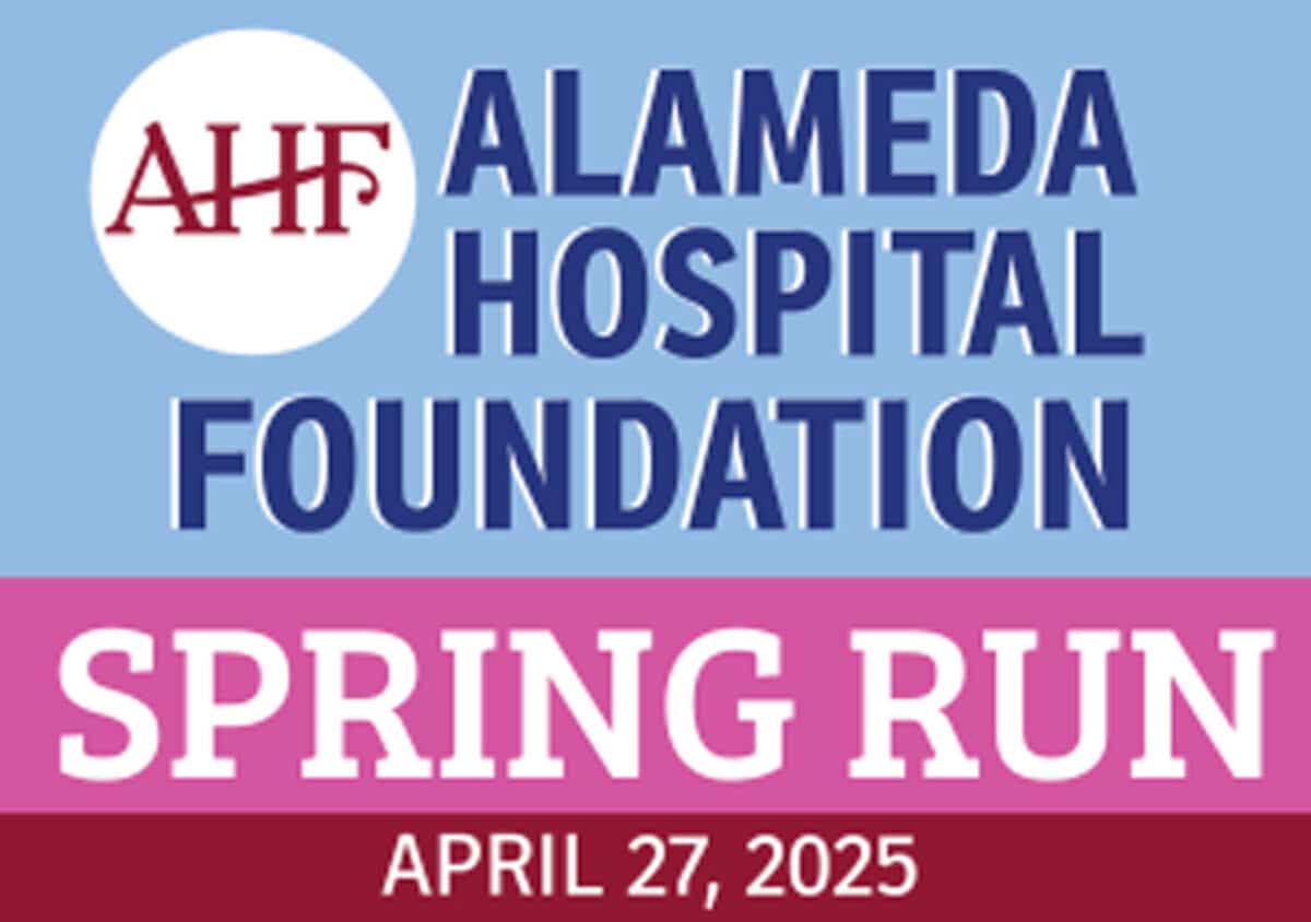 Alameda Post - the poster for the Alameda Hospital Foundation Spring Run