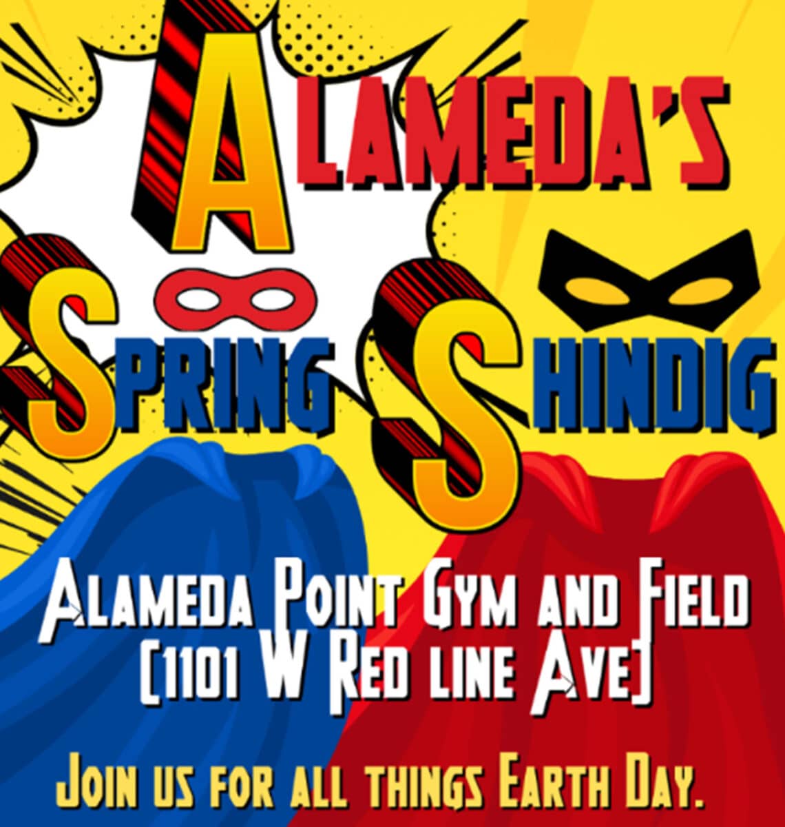 Alameda Post - the poster for the Alameda Spring Shindig