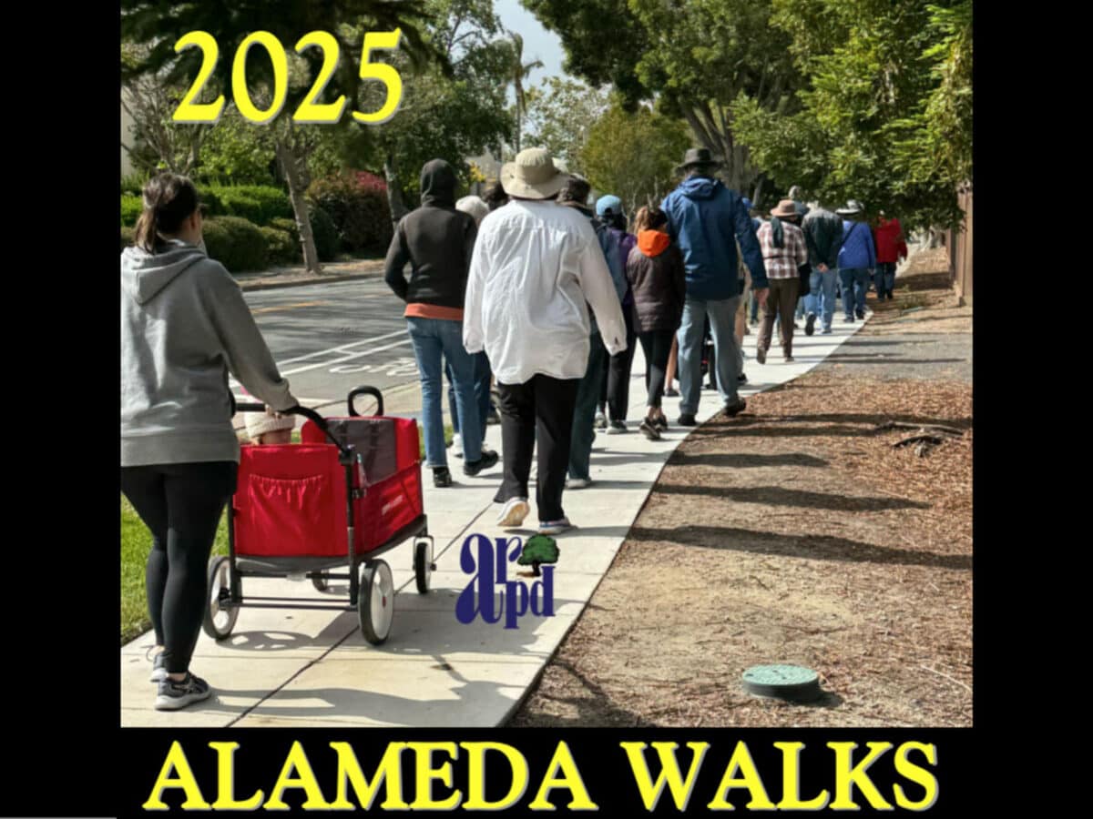 Alameda Post - the poster for Alameda Walks 2025
