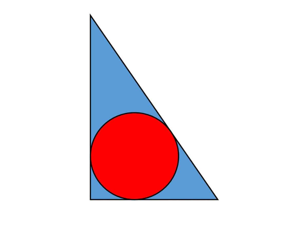 Alameda Post - a triangle with an inscribed circle