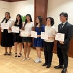 Alameda Post - six Kiwanis scholarship winners pose with their certificates