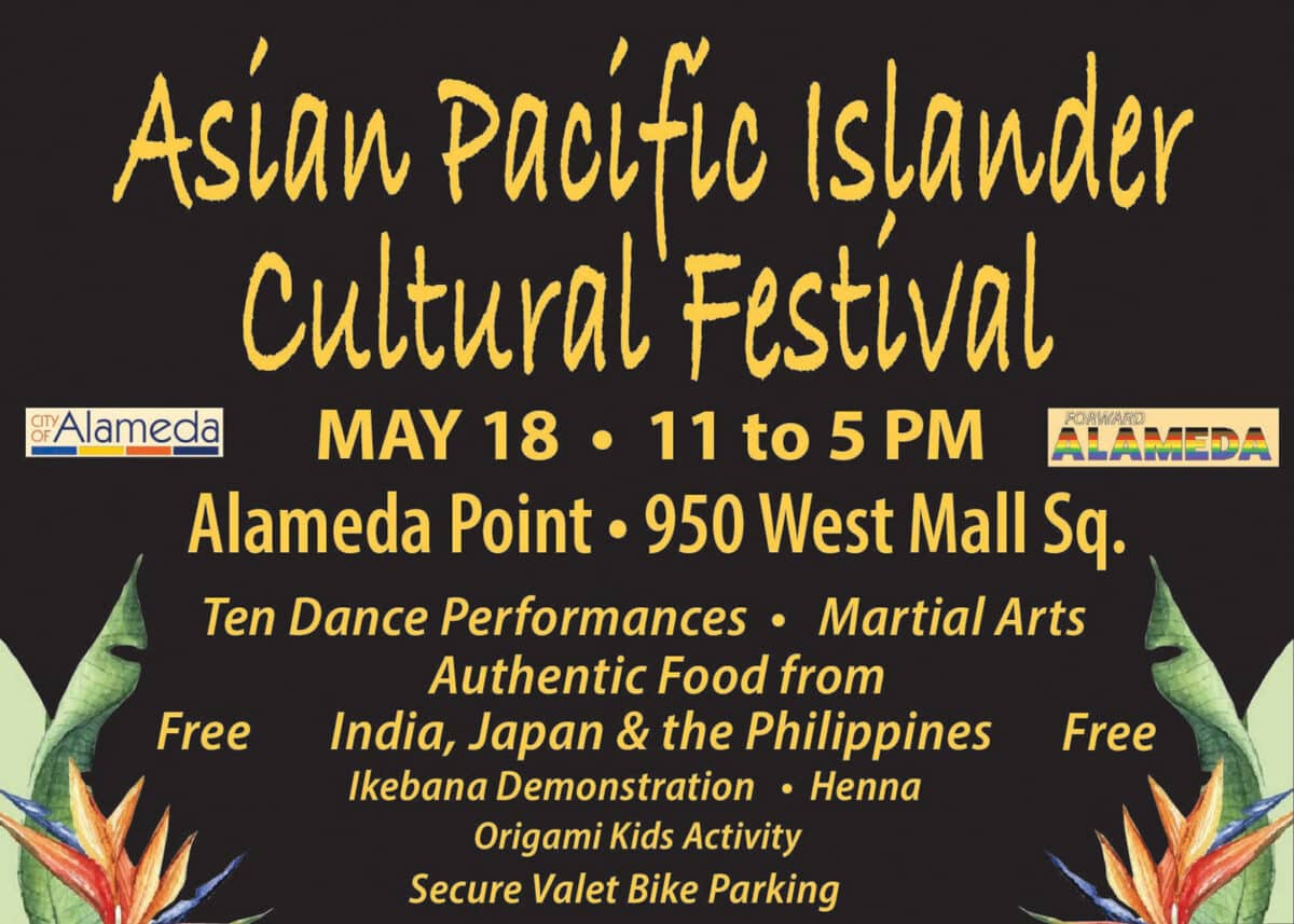 Alameda Post - a poster for the Asian Pacific Islander Cultural Festival on May 18
