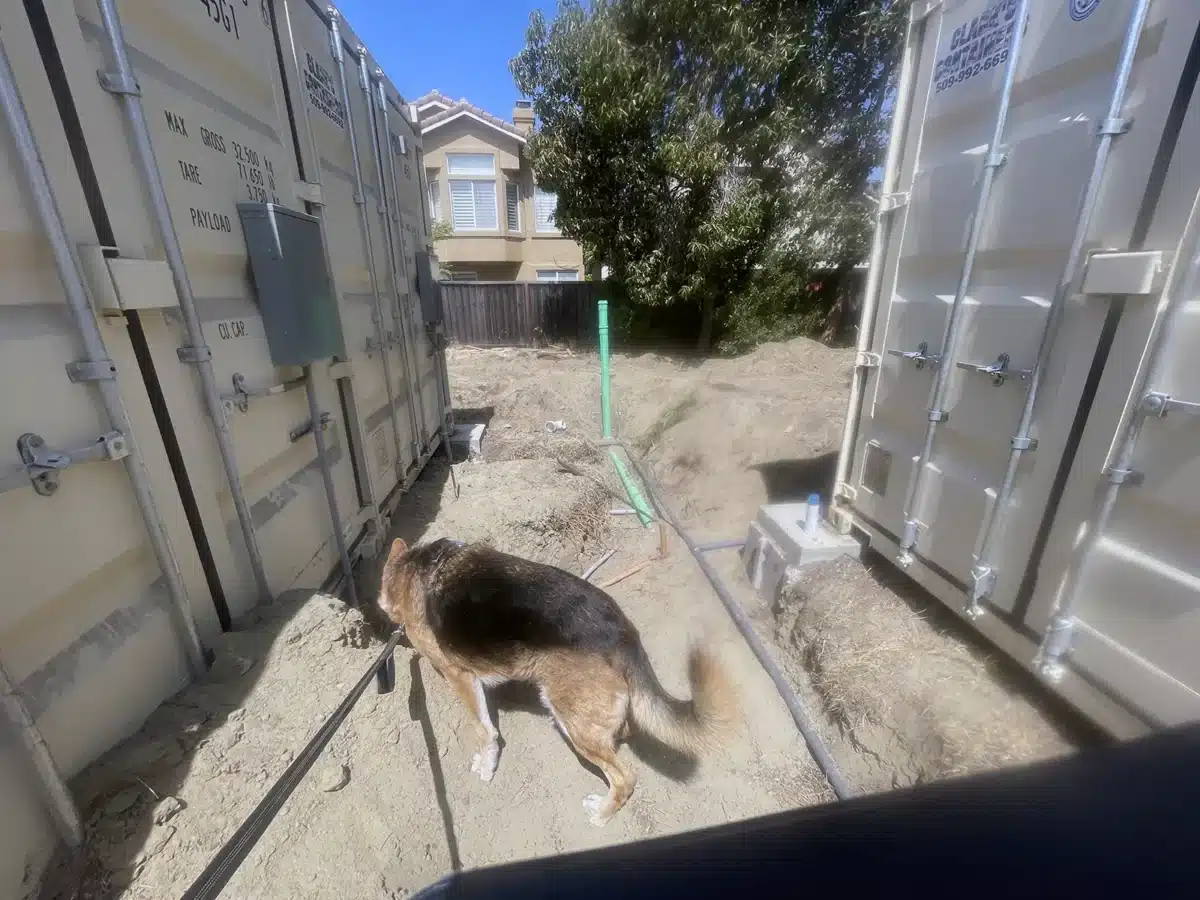 Alameda Post - Mouf inspects plumbing at FAMST.
