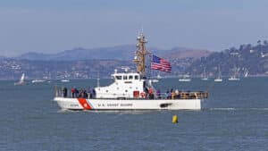 Alameda Post - a US Coastguard boat