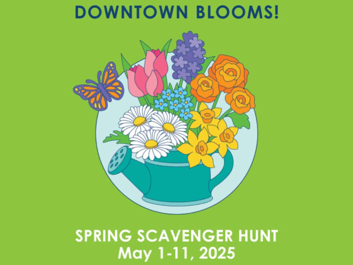 Alameda Post - Downtown Blooms Spring Scavenger Hunt poster