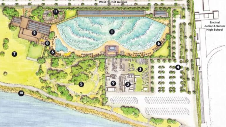 Alameda Post - a map of the proposed Neptune Beach Surg Club