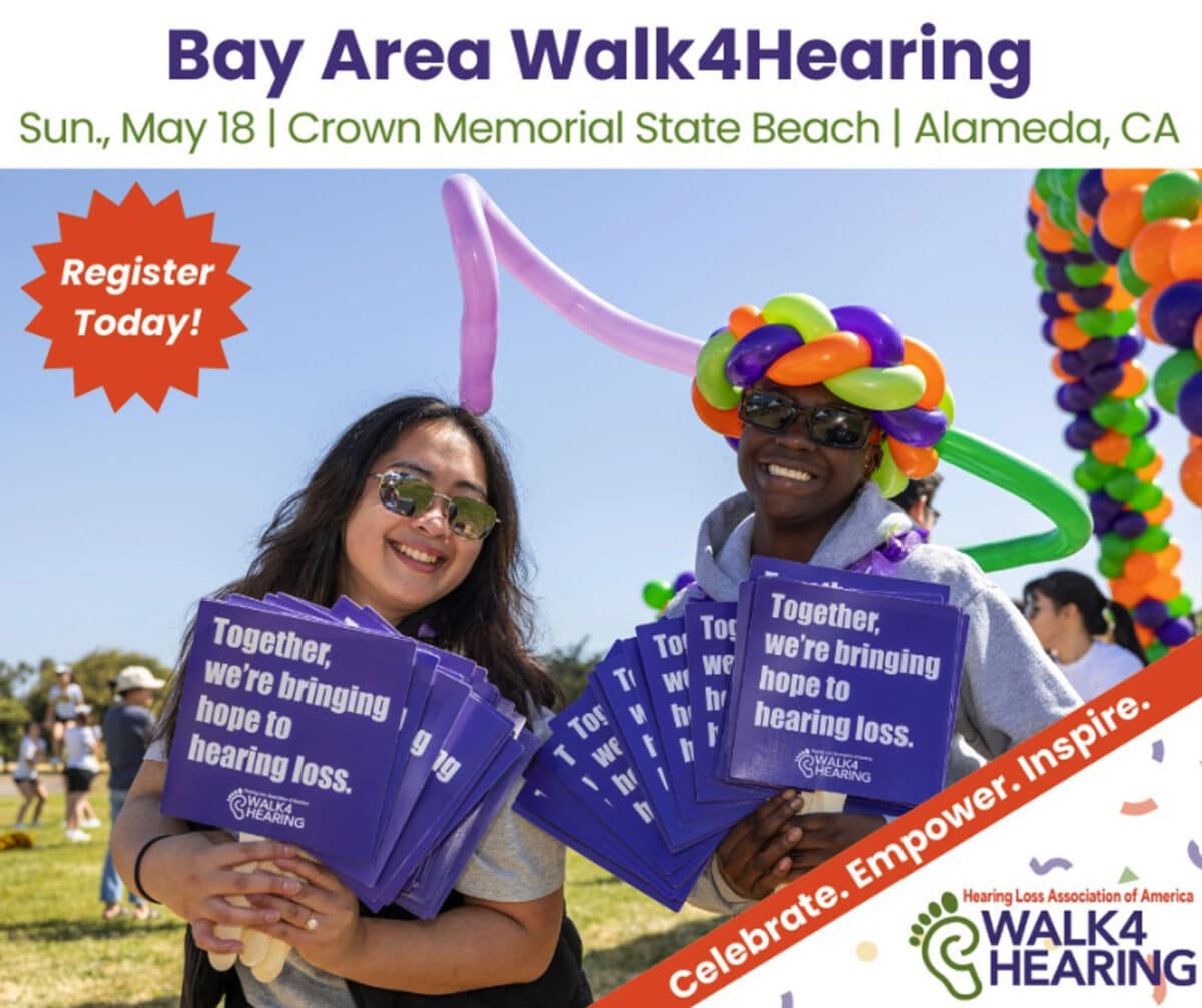 Alameda Post- the poster for the Bay Area Walk4Hearing