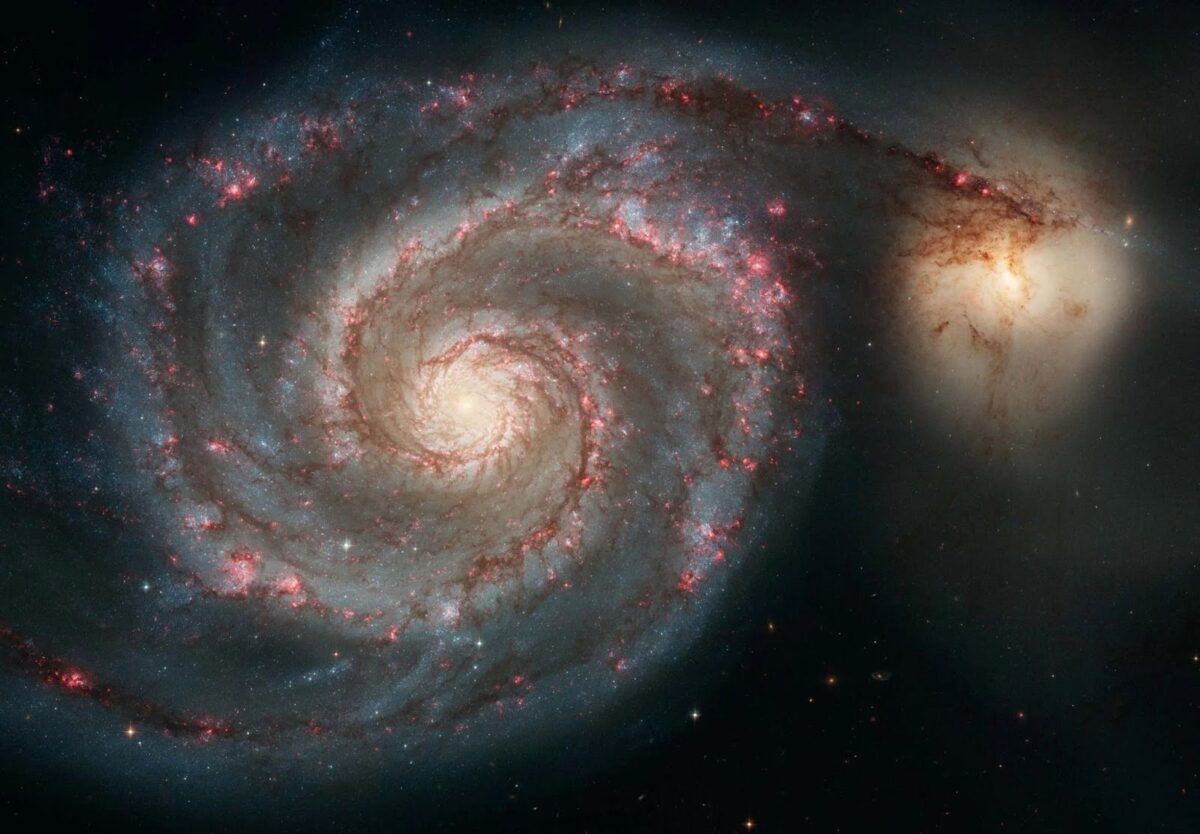 Alameda Post - an astrophotography image of Messier 51