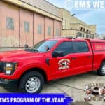 Alameda Post - A photo of a CARE Team vehicle with the words "EMS Week" and "EMS Program of the Year"