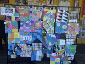 Alameda Post - a gallery of construction paper art that looks like quilts
