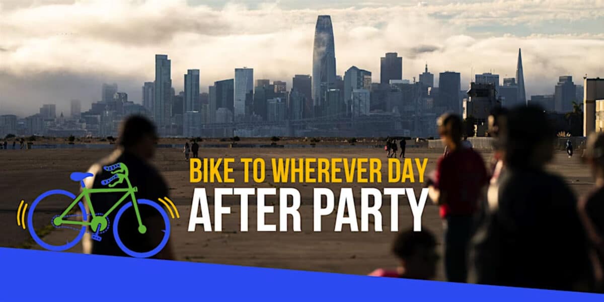 Alameda Post - a poster for the Bike to Wherever Day After Party