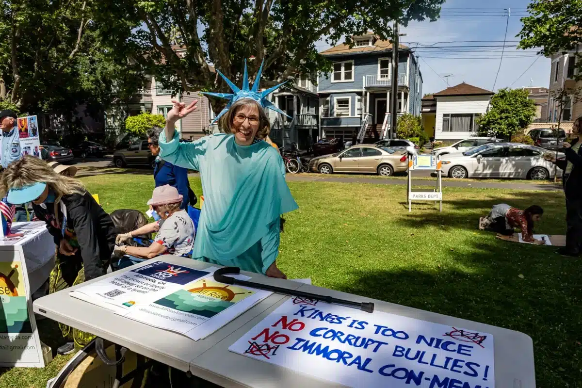 Alameda Post - No Kings rally, Alameda, CA, June 14, 2025.
