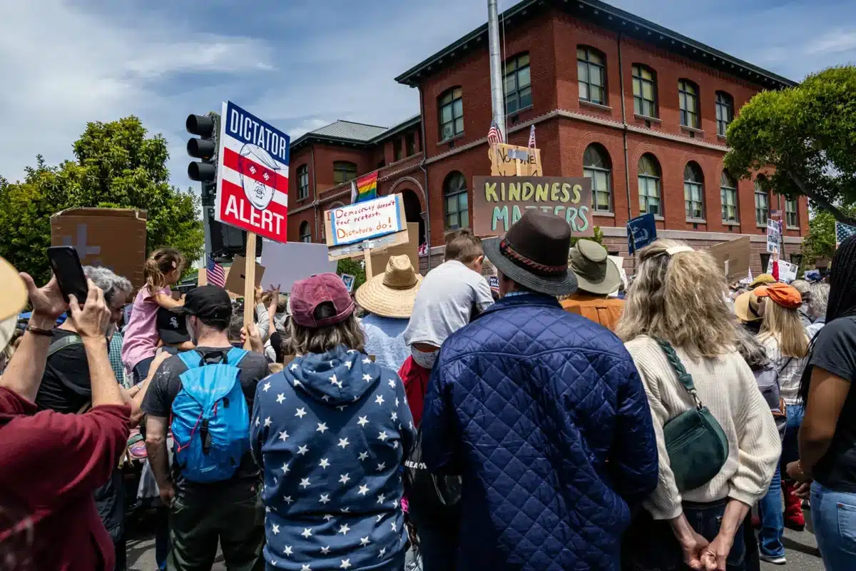 Alameda Post - No Kings rally, Alameda, CA, June 14, 2025.