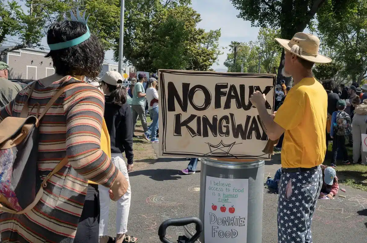 Alameda Post - No Kings rally, Alameda, CA, June 14, 2025.