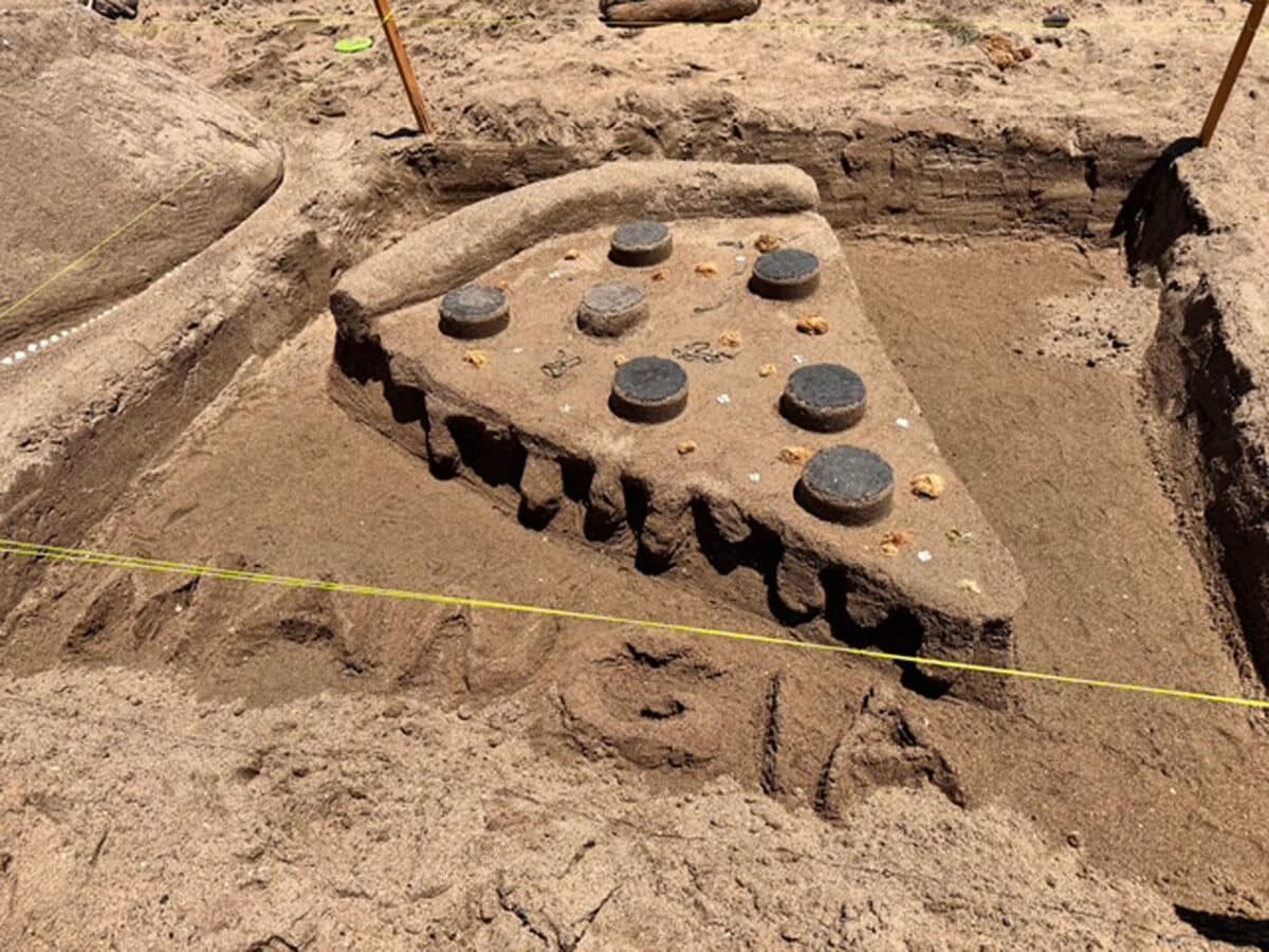 Alameda Post - a sand sculpture of a piece of pizza
