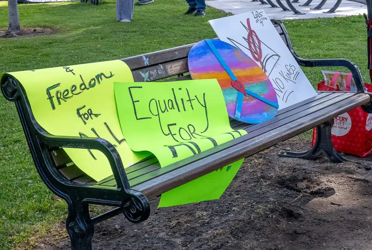 Alameda Post - No Kings rally, Alameda, CA, June 14, 2025.