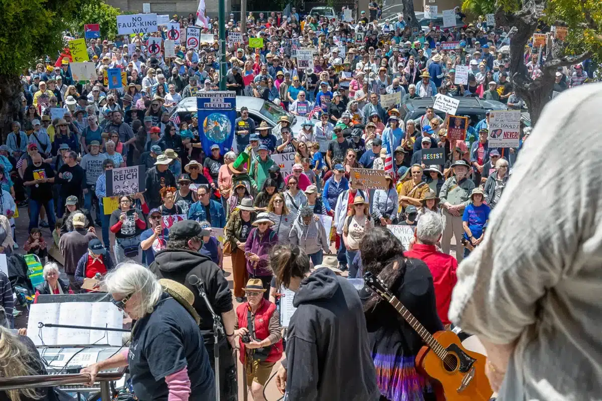 Alameda Post - No Kings rally, Alameda, CA, June 14, 2025.