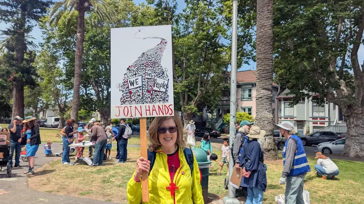 Alameda Post - No Kings rally, Alameda, CA, June 14, 2025.