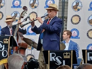 Alameda Post - the Don Neely’s Royal Society Jazz Orchestra performs at 2025 Radio Day by the Bay.