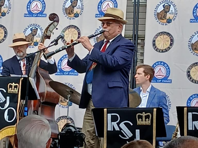 Alameda Post - the Don Neely’s Royal Society Jazz Orchestra performs at 2025 Radio Day by the Bay.